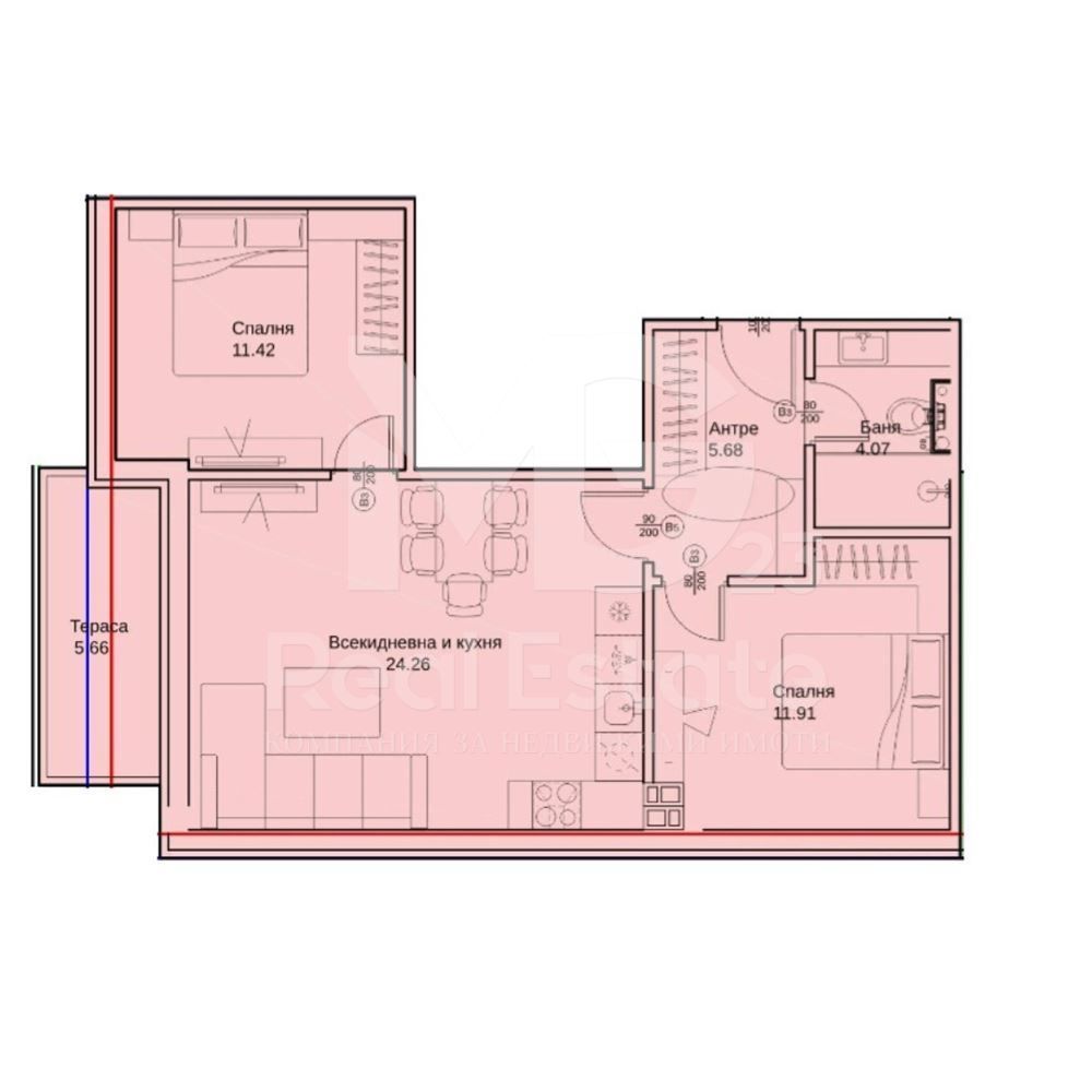 Продава се Тристаен апартамент в Пловдив, Кючук Париж - 84 кв.м за 1393 €/кв.м - Снимка #1