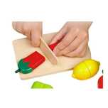 Set ladita fructe si legume din lemn magnetice