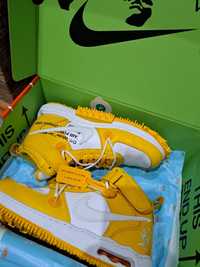 Off White x Nike Air Force 1 Varsity Maize
