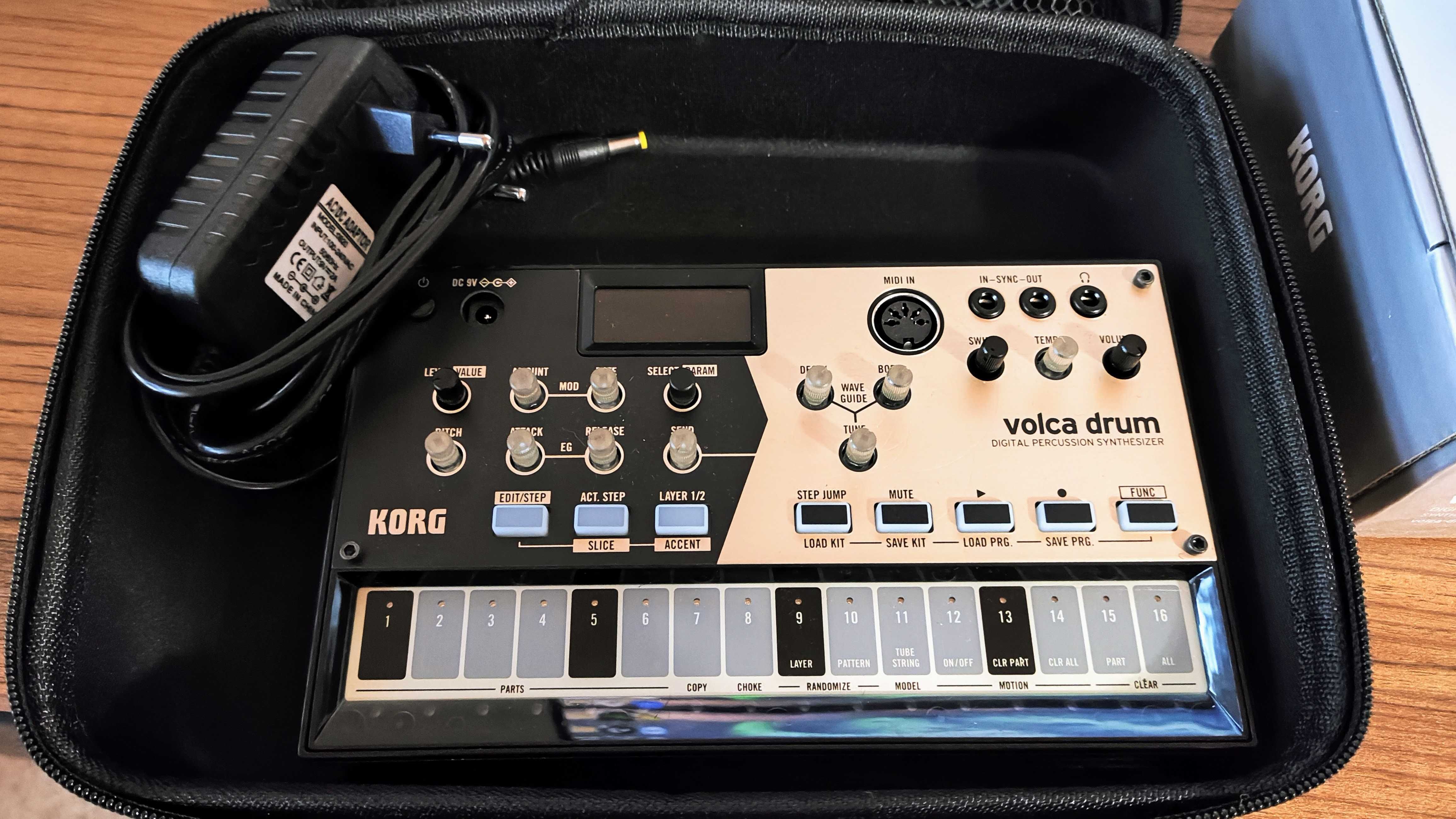 Синтезатор KORG VOLCA DRUM, като нов, в гаранция