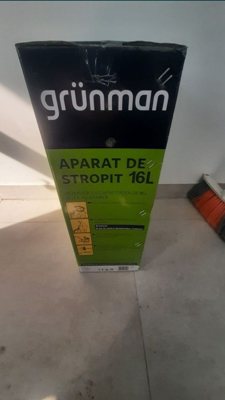 Aparat de stropit nou marca Grudman 16L