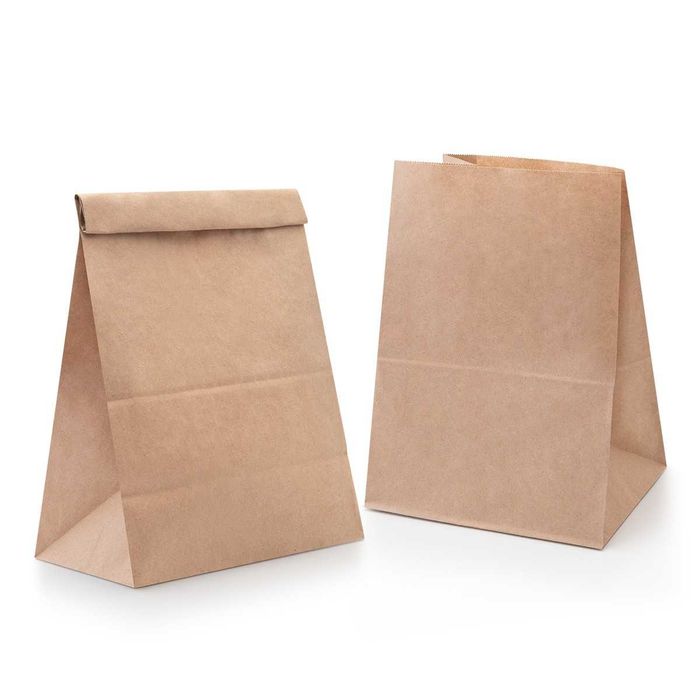 Крафт пакеты с ручками и без