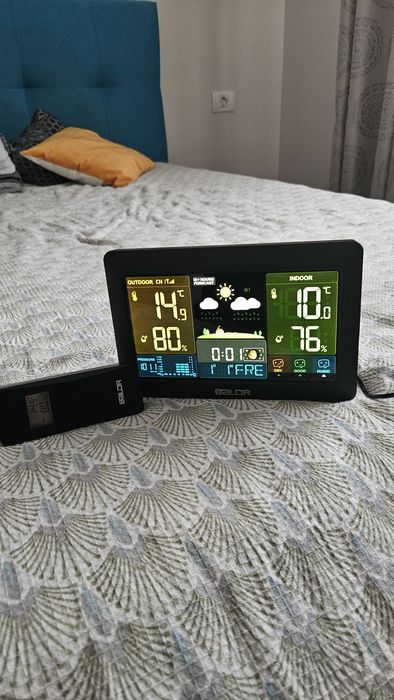 Statie meteo cu termometru exterior