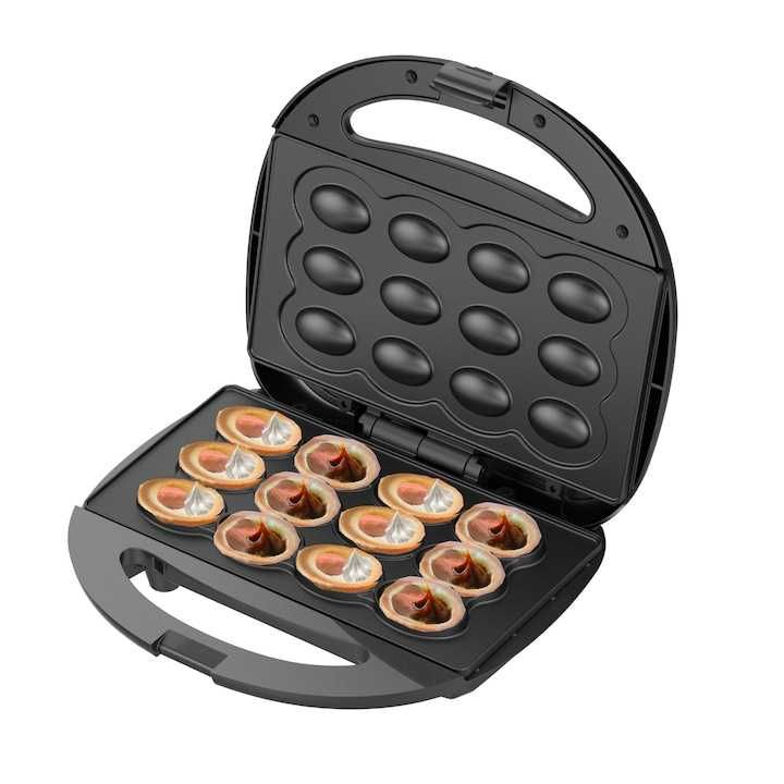 Aparat pentru copt in forma de coji de nuci,12 forme,1200W,nou