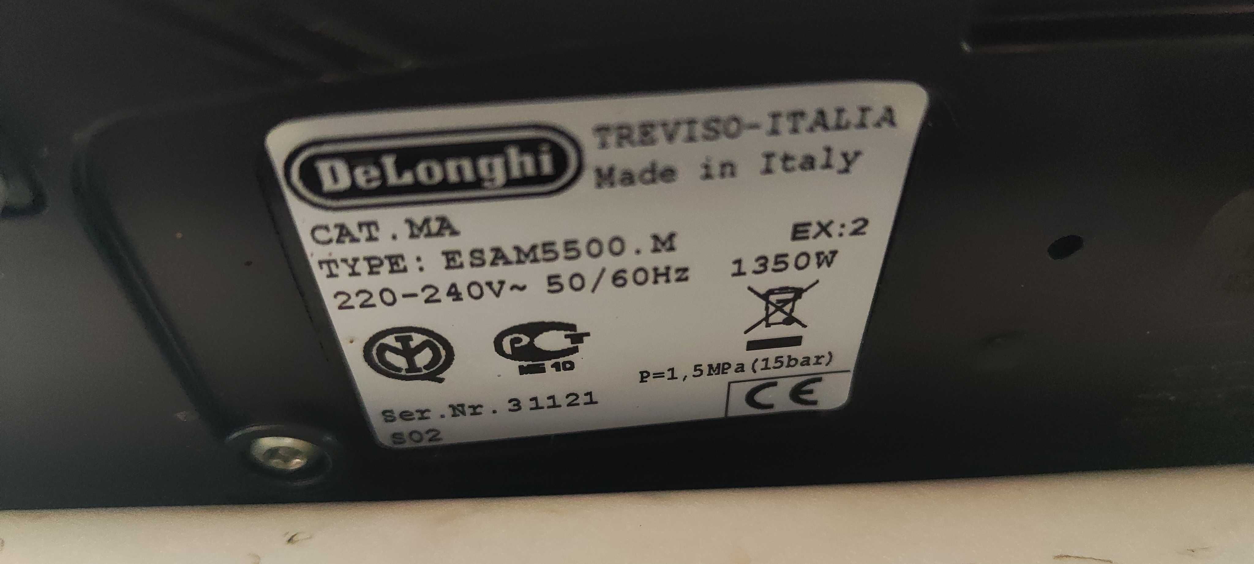 Espressor Automat DeLonghi ESAM 5500.M Aparat cu Cafea Boabe