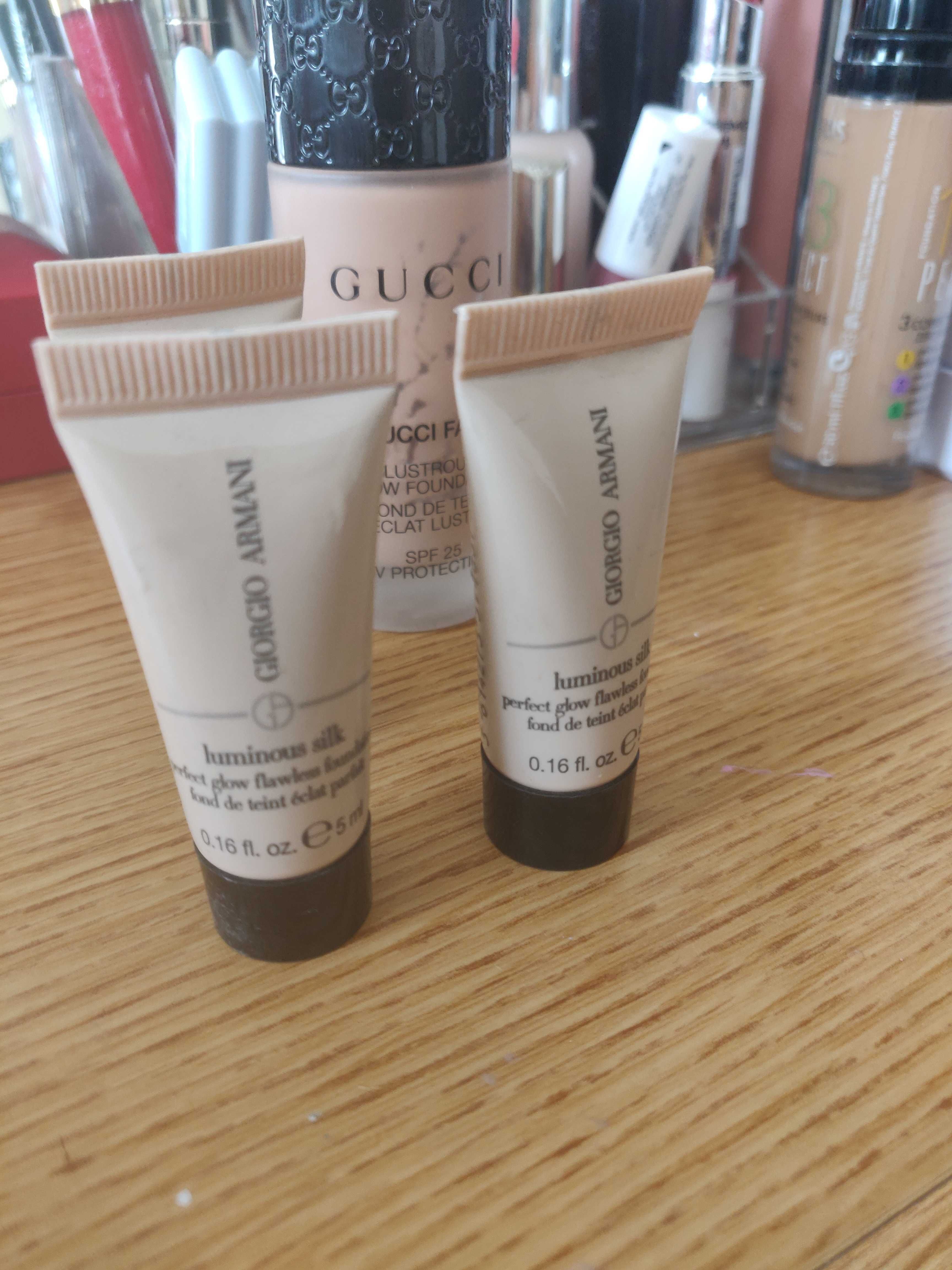 Kiko Milano фон дьо тен 30 ml, Giorgio Armani 5 ml , NARS