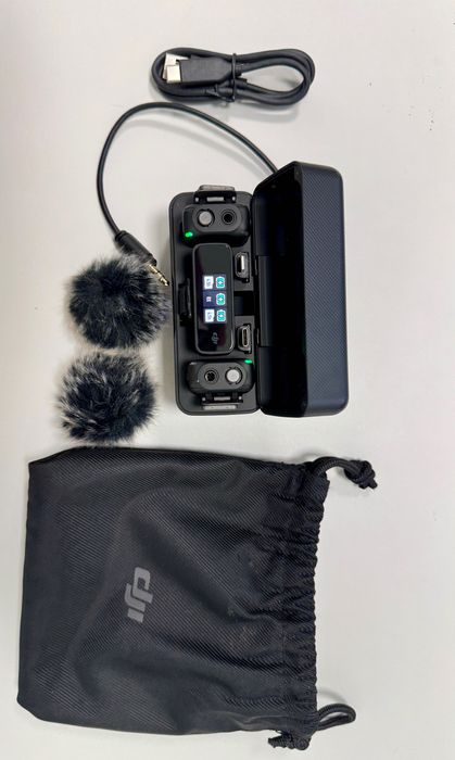 Kit 2 microfoane wireless DJI Mic.  2TX, 1RX– sunet profesional