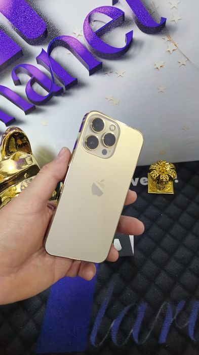 iPhone 13 PRO Gold 128GB Baterie:83%.Preṭ fix!