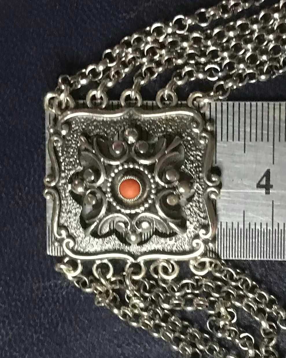 Choker sau colier argint anii 1900 Austria
