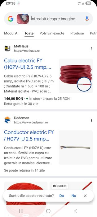 Cablu electric trifazic, monofazic 2.5 mm, FY, RCB ELECTRO, 100 m rola