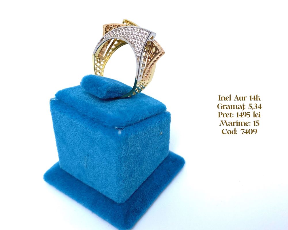 (7409) Inel Aur 14k 5,34g FB Bijoux Euro Gold Galati