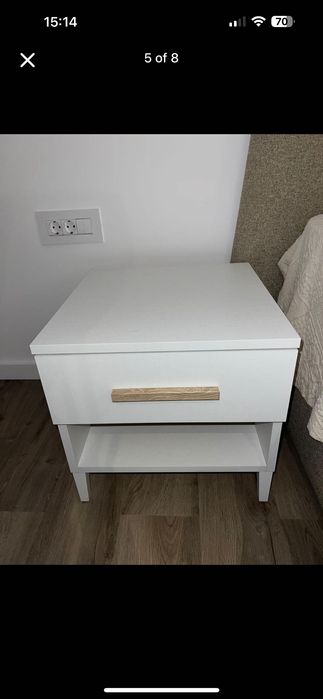 Dormitor pat si noptiere Colombini Casa Italia