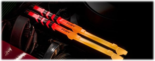 Оперативная память DDR-4 DIMM 16 GB 3200 MHz Kingston Fury Beast RGB,