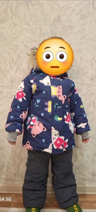 Зимний костюм для девочки