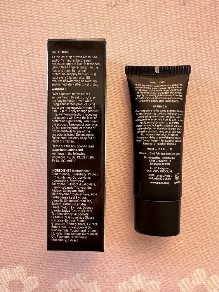 Нова слънцезащита Allies of skin The one SPF 50 Invisible Sunscreen