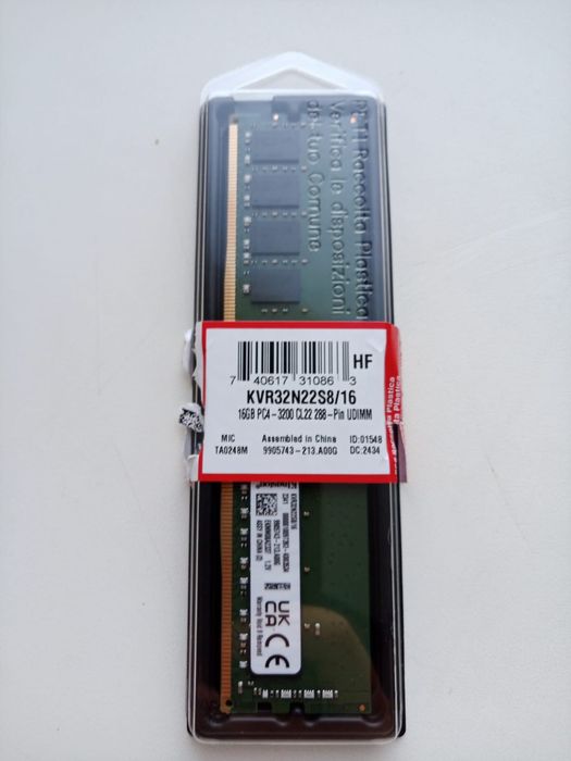 Оперативная память Kingston 16gb для компьютеров