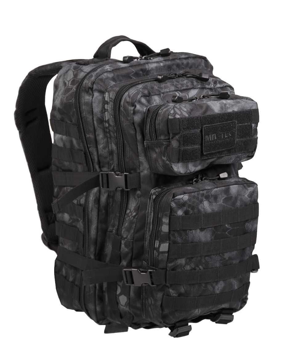 RUCSAC MILTEC Germania marime 36L - Ghiozdan Camuflaj Negru Gri Mandra