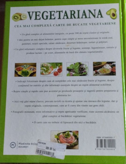 Cea mai completa carte de retete vegetariene