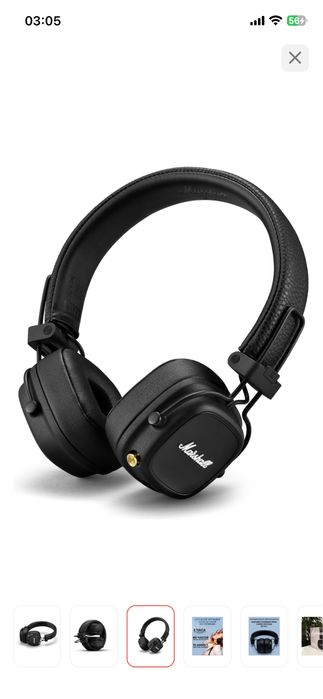 Наушники Marshall major IV