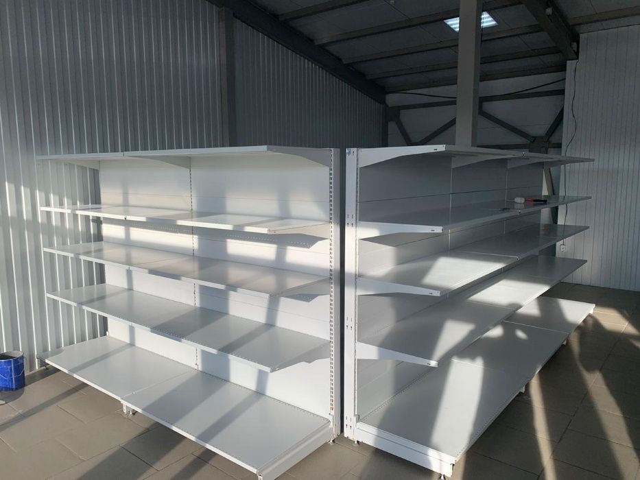 Стеллаж торговый полка металлический разборный