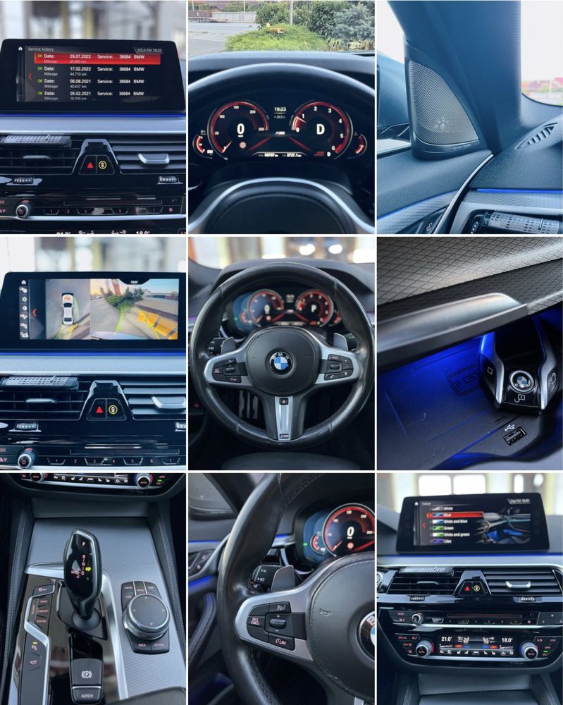 BMW 530d xDrive G30 265cp M-pack LED Gesture HUD
