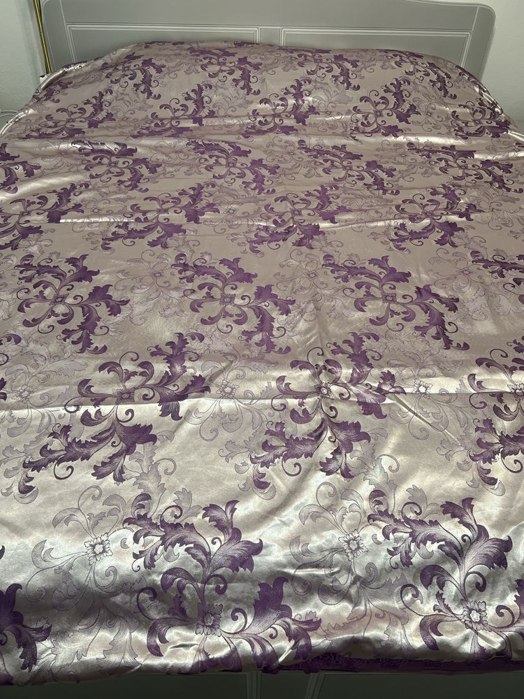 Lenjerie de pat Jacquard de lux mov
