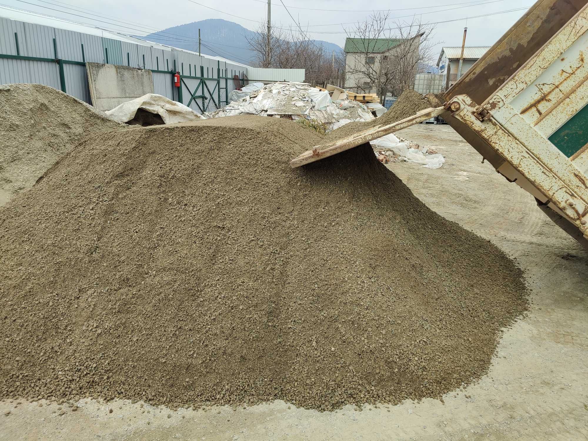 nisip, balast spalat pentru beton, pietris