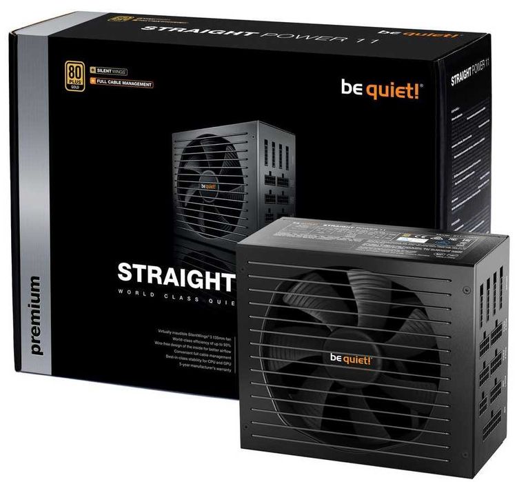 Захранване PSU be quiet Straight power 11 1000W 80+ Gold всички кабели
