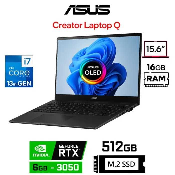 ASUS Creator, OLED displey, RTX 3050 6 GB