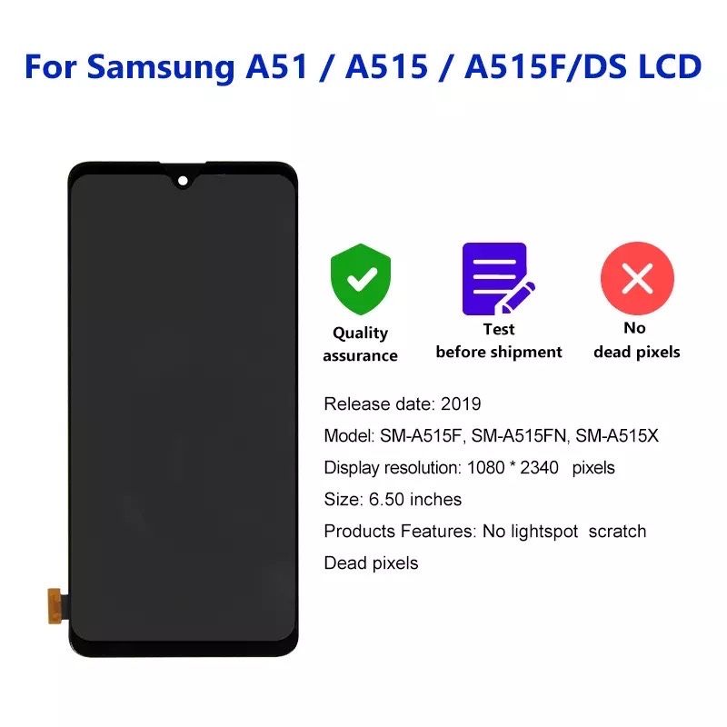 Display pentru  Samsung A01, A10 A13 A14 A21S A12,A22,A51 A52 A72 A71