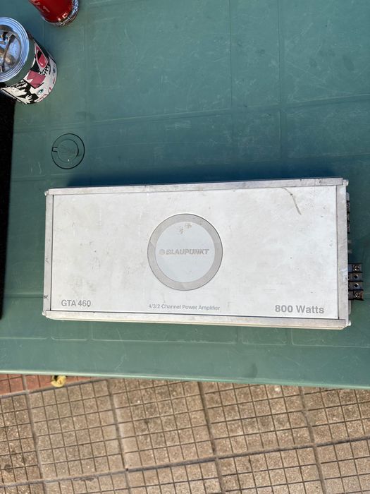 Бас каса ALPINE с усилвател BLAUPUNKT