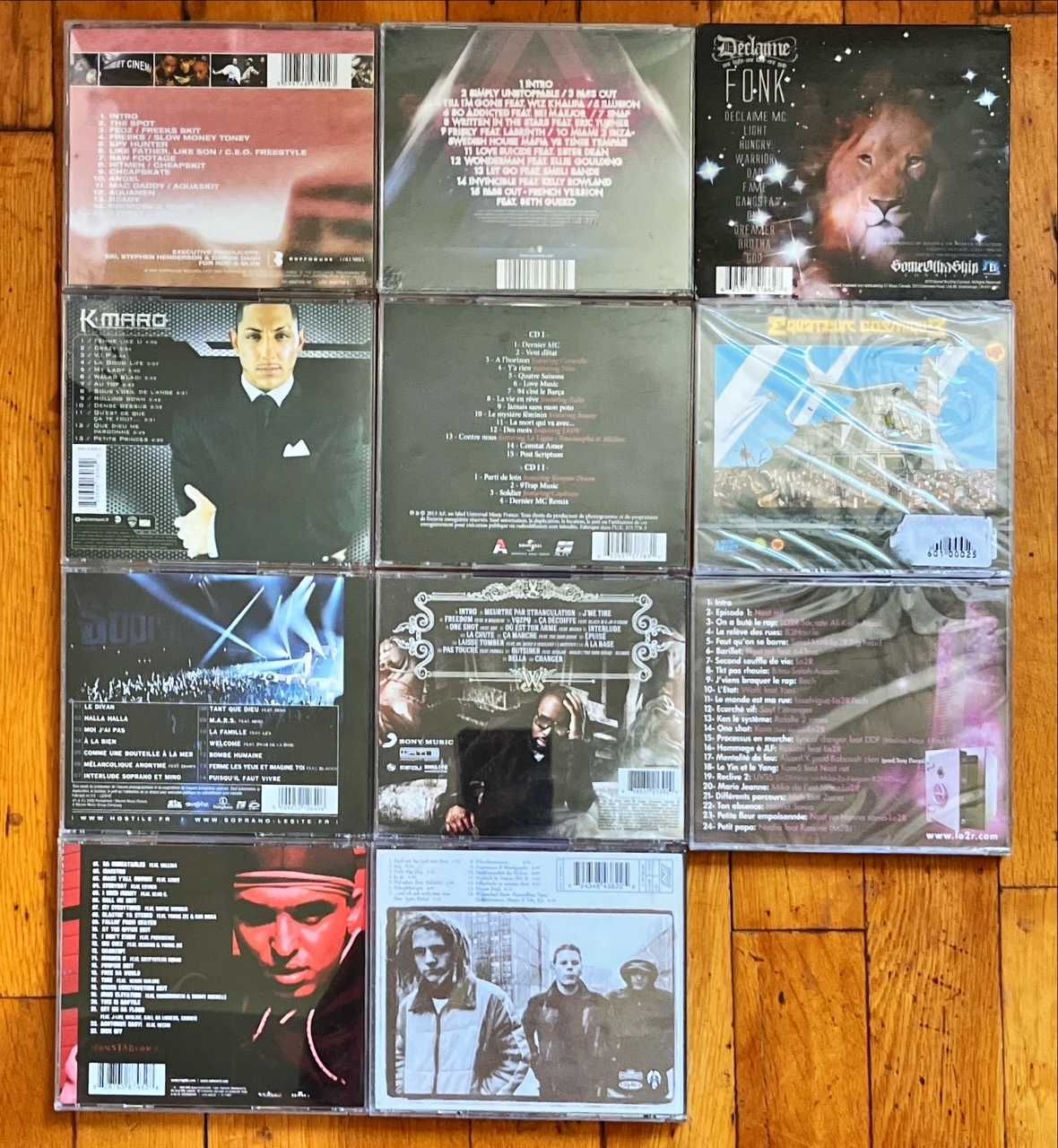 Lot CD orig hip hop: Wu-Tang, DMX, 2Pac, G'Fellas, Akon, OutKast,Jay-Z