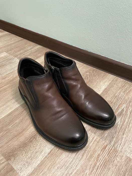 Демисезонные ботинки кожзам