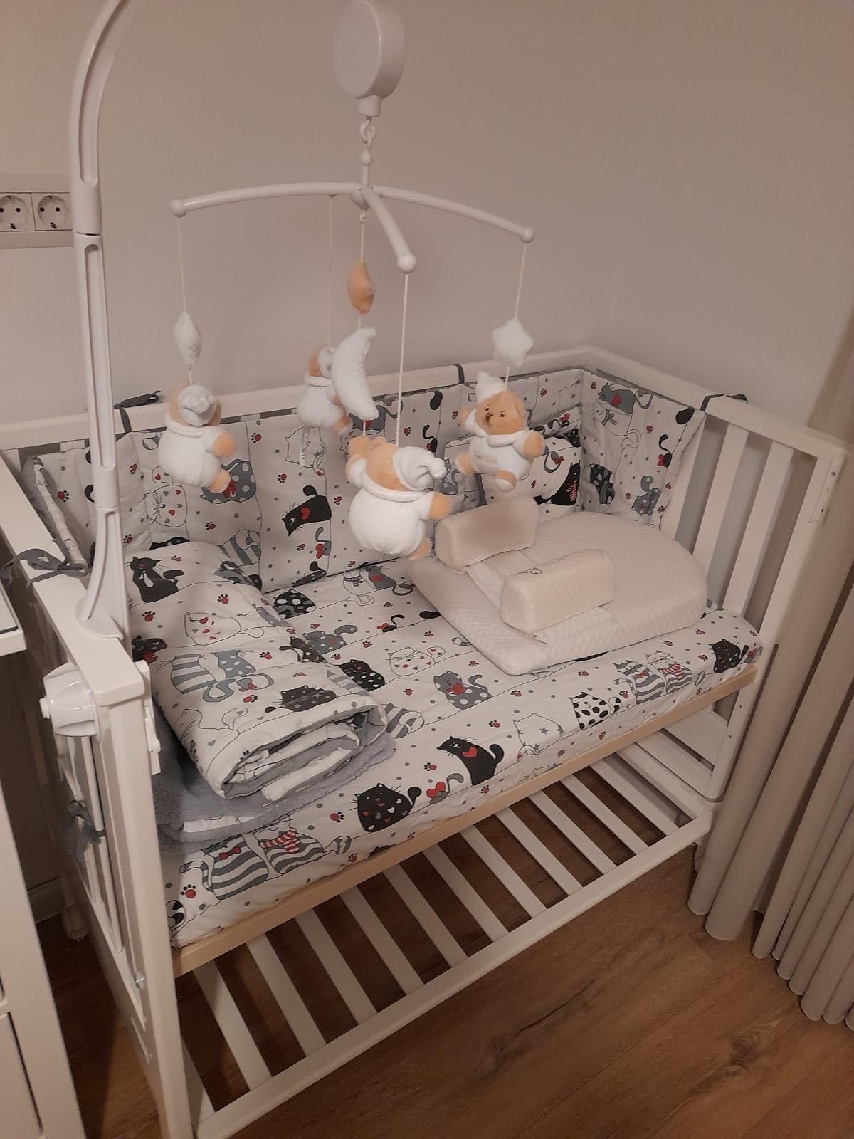 Pătuț Anne Bebe co-sleeping cu saltea inclusă