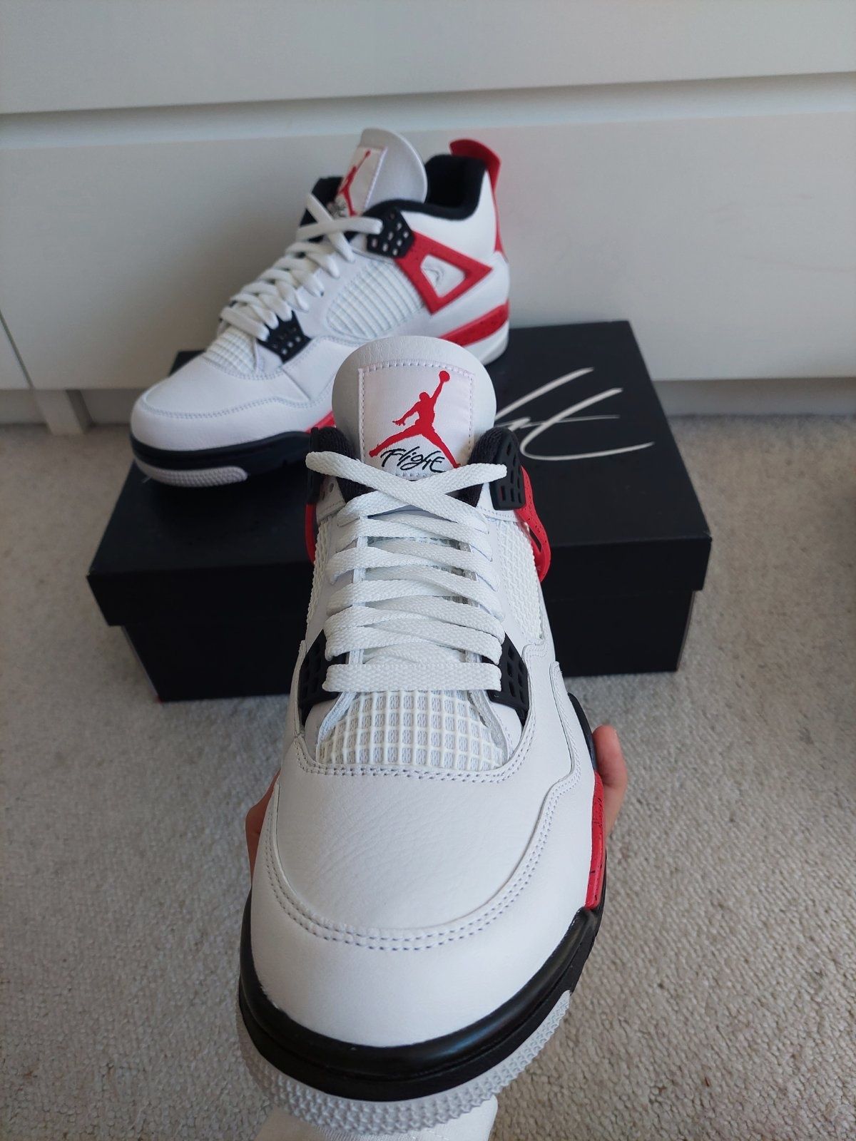 Air Jordan 4 Red cement 44 номер.