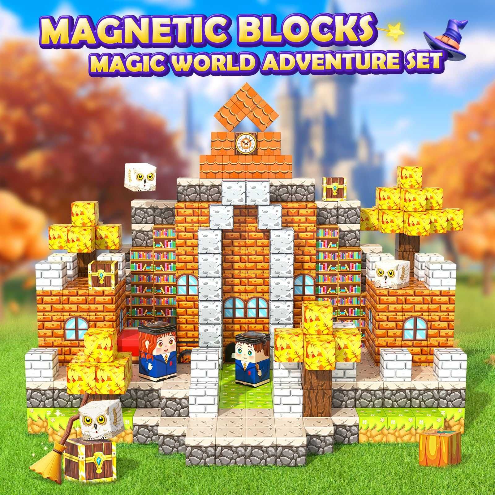 Голям комплект магнитни кубчета на Майнкрафт Minecraft Magnetic