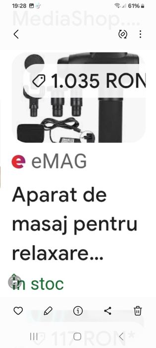 Aparat de masaj.