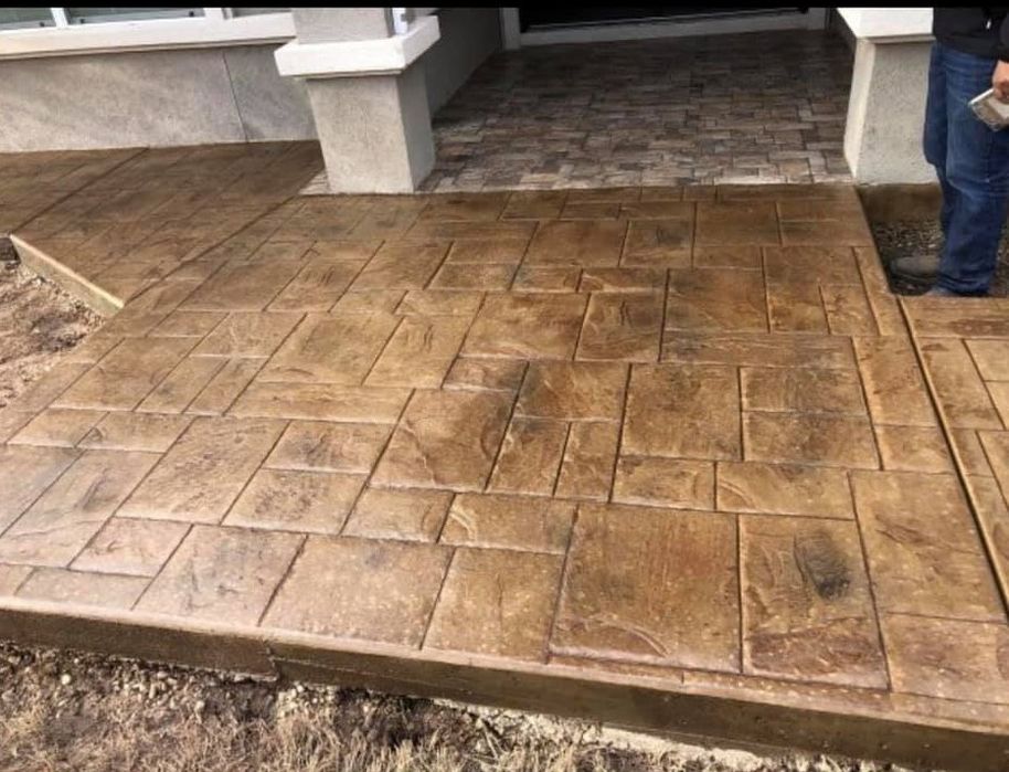 Щампован Бетон, Декоративен Бетон,