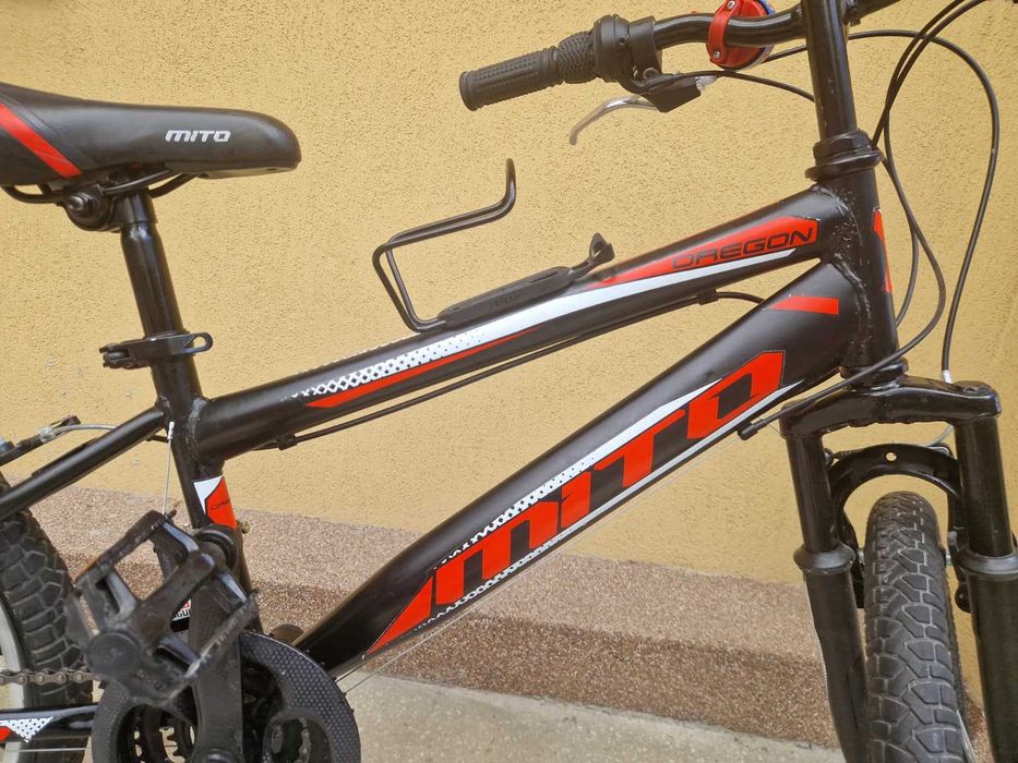 Bicicleta MITO Oregon 20" - Schimbatoare Shimano, 21 de viteze