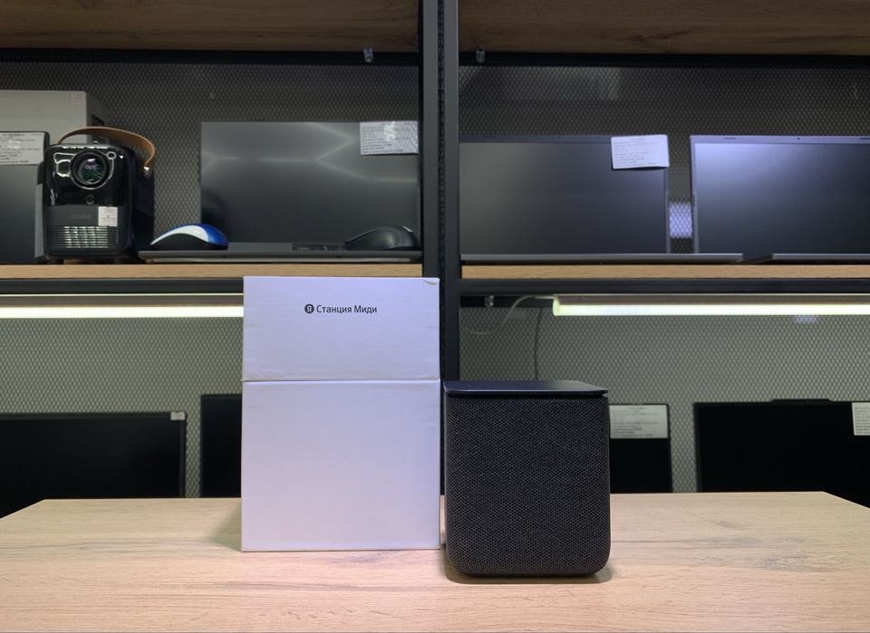 Яндекс Станция Миди, YNDX-00054, Zigbee, черный, 1121/А10