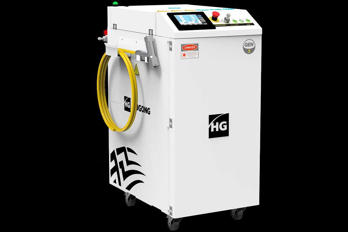 Аппарат для ручной лазерной сварки, резки и очистки HGLW-1500E