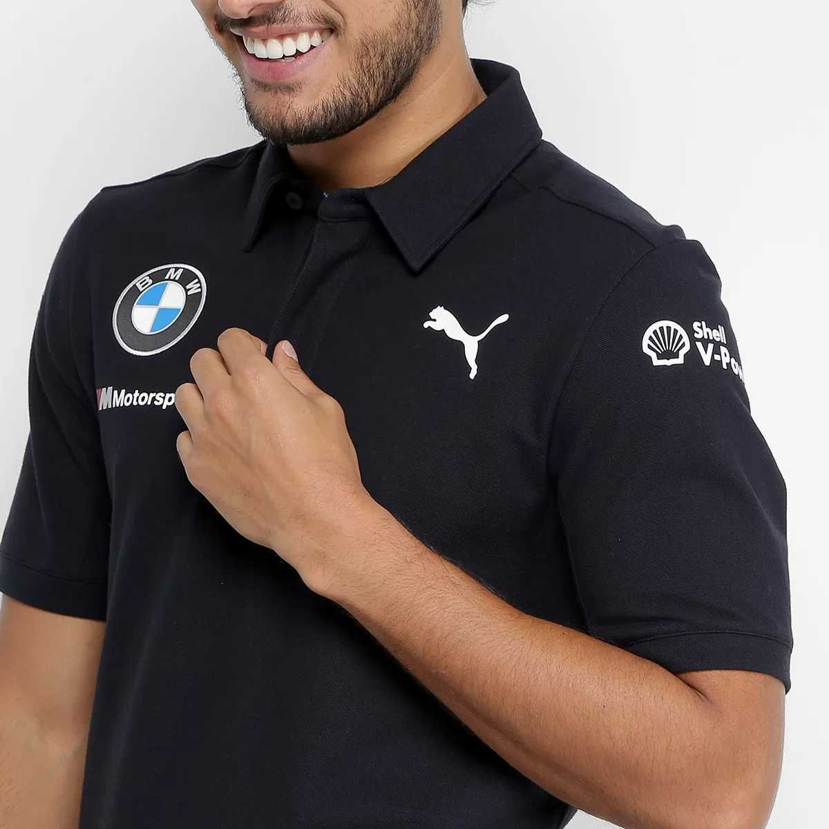НОВА Puma BMW Motorsport Team Polo Shirt ОРИГИНАЛ мъжка поло тениска М
