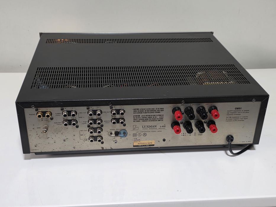 Luxman L-410 stereo integrated amplifier