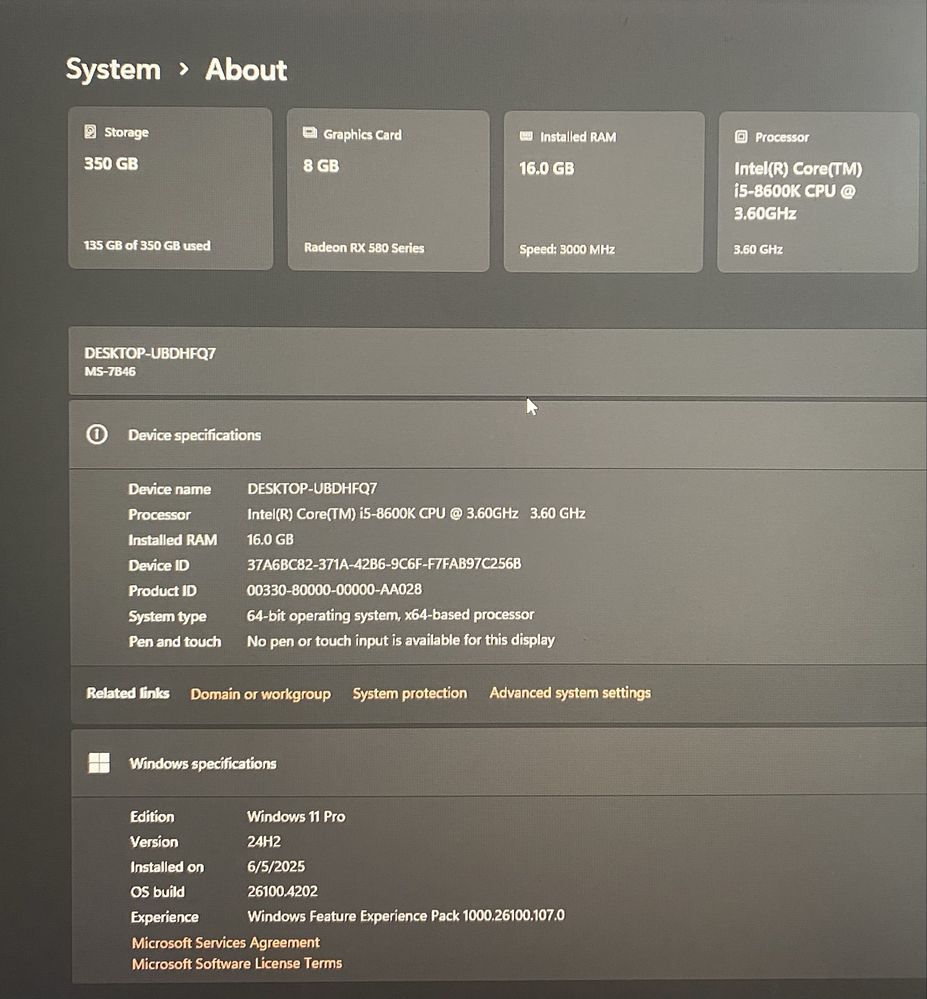 Vand pc gaming i5 8600k plava video 8 gb