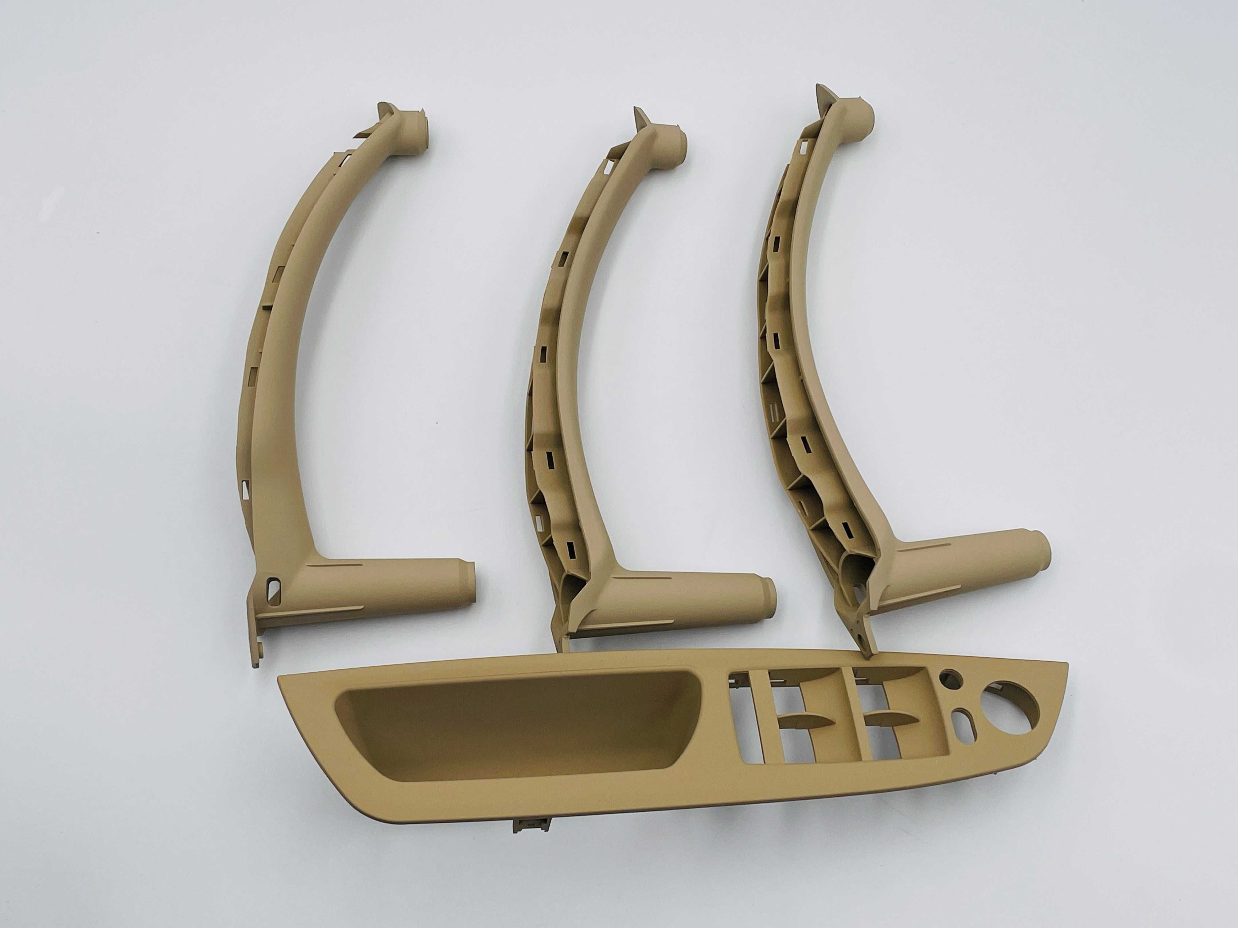 Set manere usa interior complet fata spate bej BMW E70 X5 E71 X6