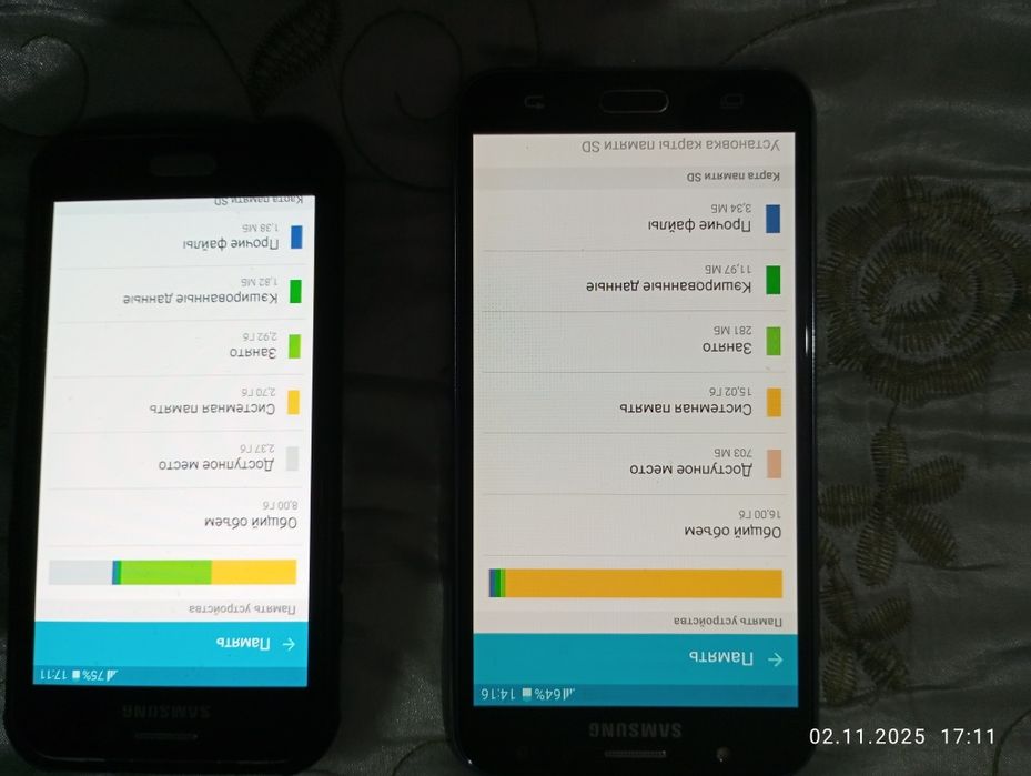 Redmi 8/7a/5a va Samsung J7 J2