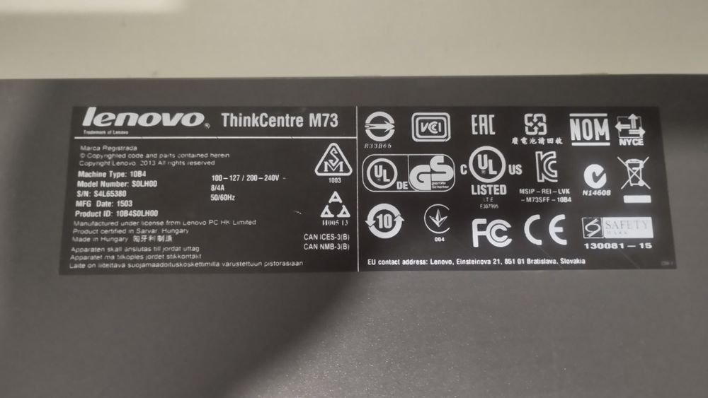 Unitate pc desktop lenovo M73