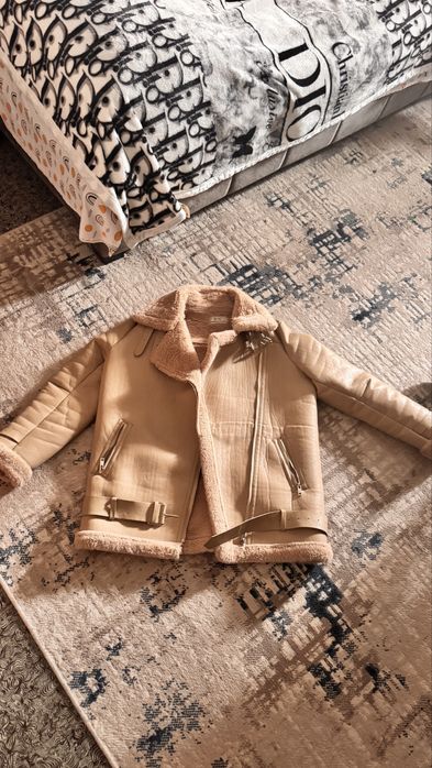 Дубленка Авиатор 48 размер куртка пальто шуба