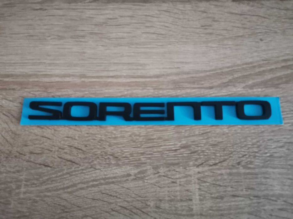 черен надпис Kia Sorento Киа Соренто