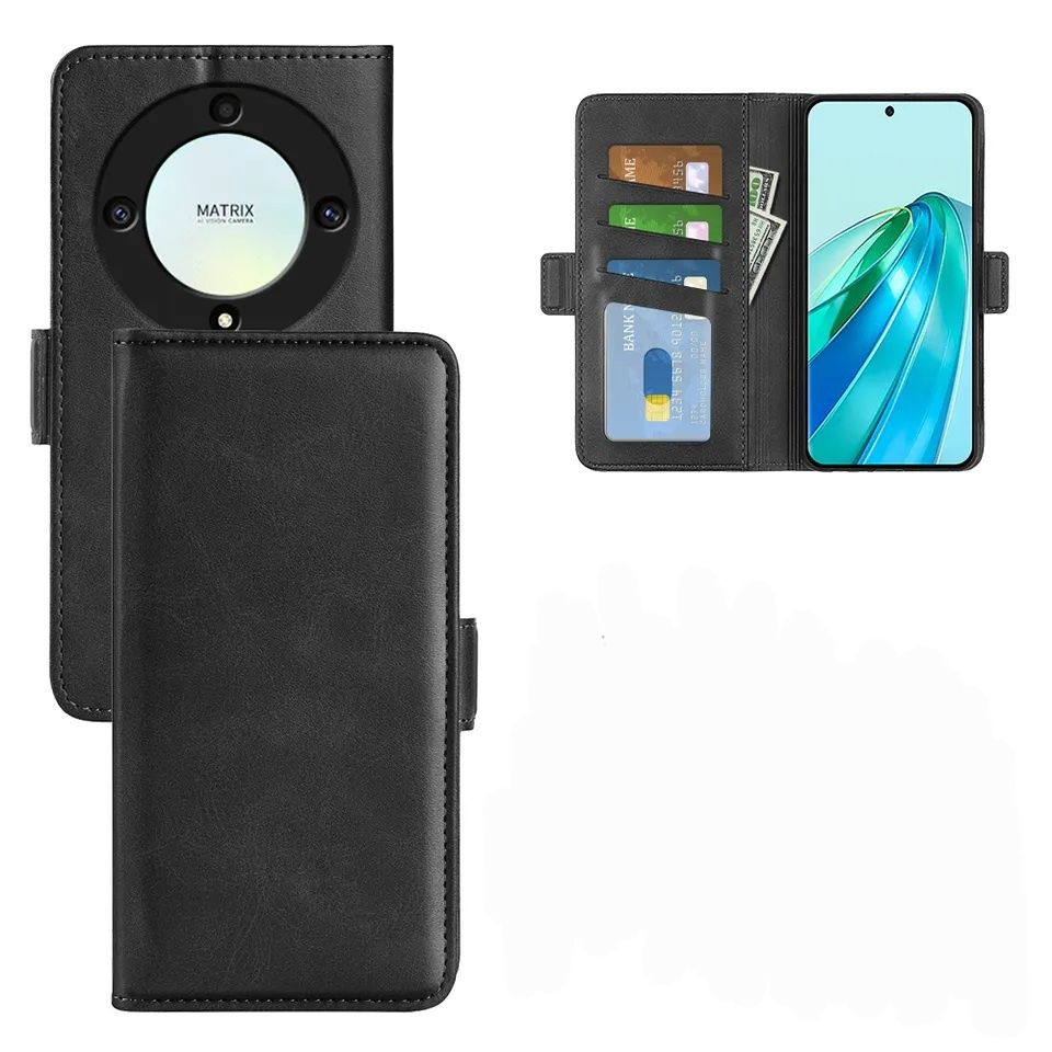Honor Magic 6 Lite / Magic 5 Lite / Кожен калъф тефтер
